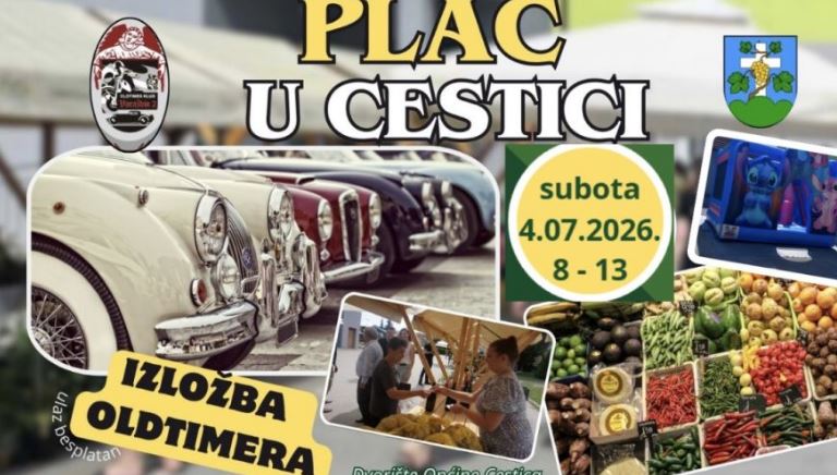 Izložba oldtimera na Placu u Cestici