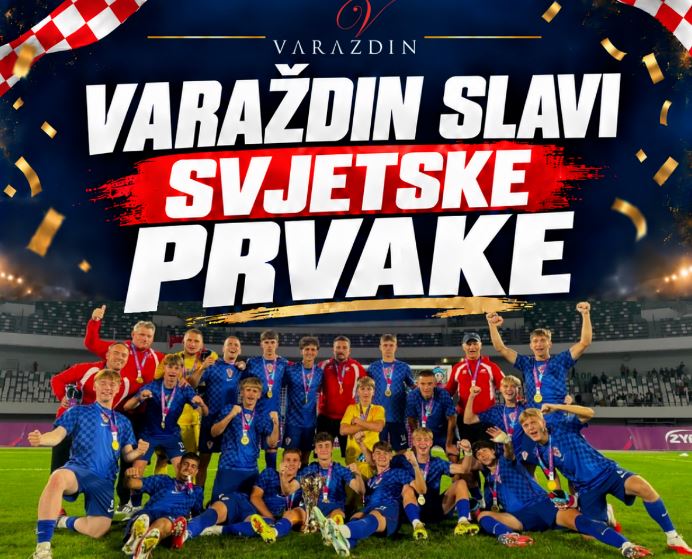 VARAŽDIN SLAVI SVJETSKE PRVAKE